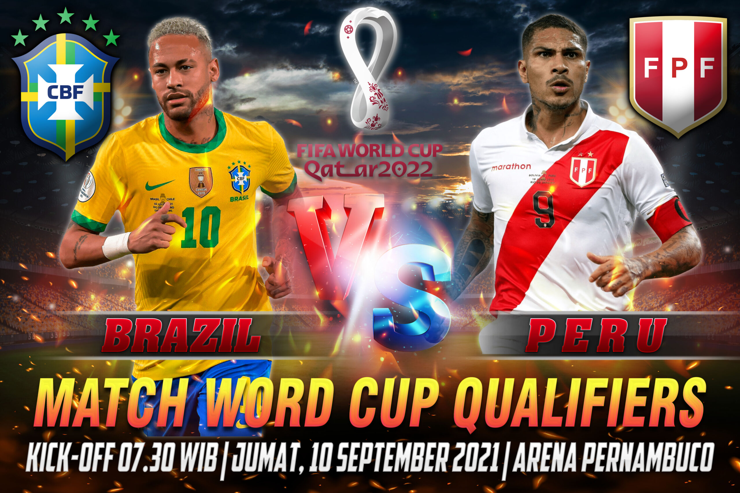 Prediksi Skor Brazil vs Peru Word Cup Qualifiers